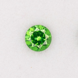 Natural Vivid Green Tsavorite Garnet 4mm Round Cut – Forest Green Loose Gemstone, Rare Brilliant Collector Stone