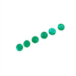 Gemstones-Zambian Emeralds || Round 4mm 5mm || May Birthstone || Certified Emerald || Loose Emerald Gemstone || All Natural Earth Mined - NNJGemstones