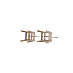 Square Cushion Princess Cut Earring Studs, Findings, Baskets, Prongs in 14K Solid Gold | 4mm 5mm 6mm 7mm 8mm 9mm | Solitaire Studs | America