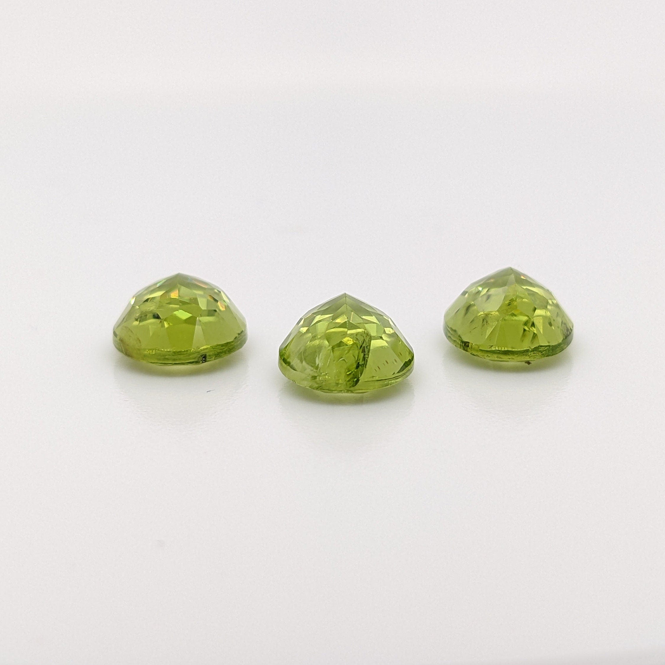 Gemstones-Certified Arizona Green Peridot Loose Gemstones | Oval Shape 5x3 7x5 8x6 9x7 10x8 11x9 | August Birthstone | Jewelry Center Stone Setting - NNJGemstones