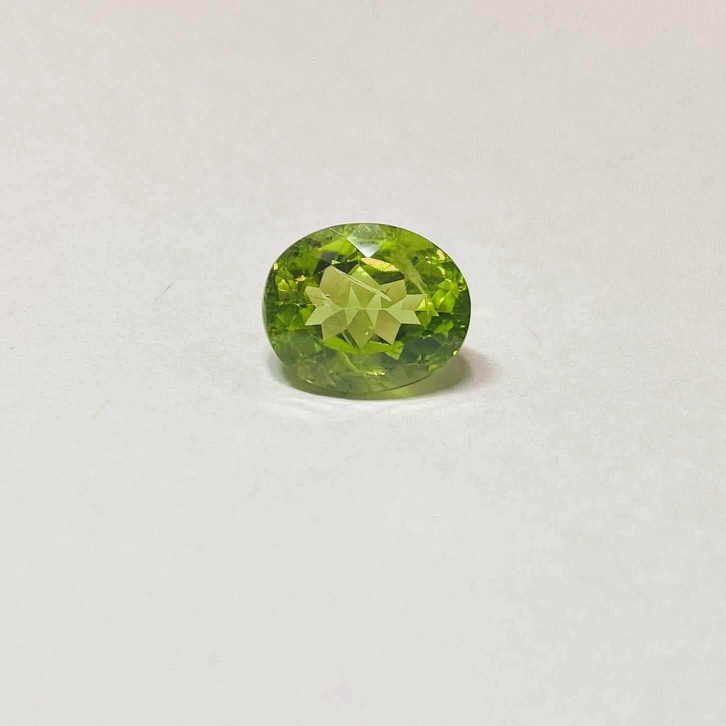 Gemstones-Certified Arizona Green Peridot Loose Gemstones | Oval Shape 5x3 7x5 8x6 9x7 10x8 11x9 | August Birthstone | Jewelry Center Stone Setting - NNJGemstones