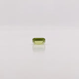 Natural Arizonian Peridot | Emerald Shape | 7x5mm | Gemstone | August Birthstone |Jewelry Center Stone | Certified