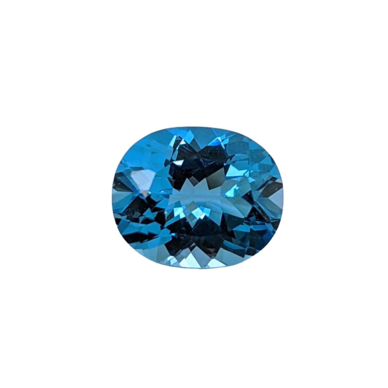Swiss Blue Topaz || Oval 6x4mm 7x5mm 8x6mm 9x7mm 11x9mm 12x10mm || December Birthstone || Certified Swiss Topaz || Loose Blue Topaz Gemstone