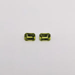 Natural Arizonian Peridot | Emerald Shape | 7x5mm | Gemstone | August Birthstone |Jewelry Center Stone | Certified