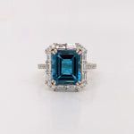Gemstones-London Blue Topaz Loose Gemstone | Emerald Cut 5x3 6x4 7x5 8x6 9x7 10x8 11x9 12x10 | December Birthstone | LBT Stone Setting Certified - NNJGemstones