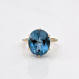 Gemstones-London Blue Topaz Loose Gemstone | Oval Shape 5x3mm 6x4mm 7x5mm 8x6mm 9x7mm 10x8mm 11x9mm 12x10mm 14x10mm 16x12mm | AAA | Certified - NNJGemstones
