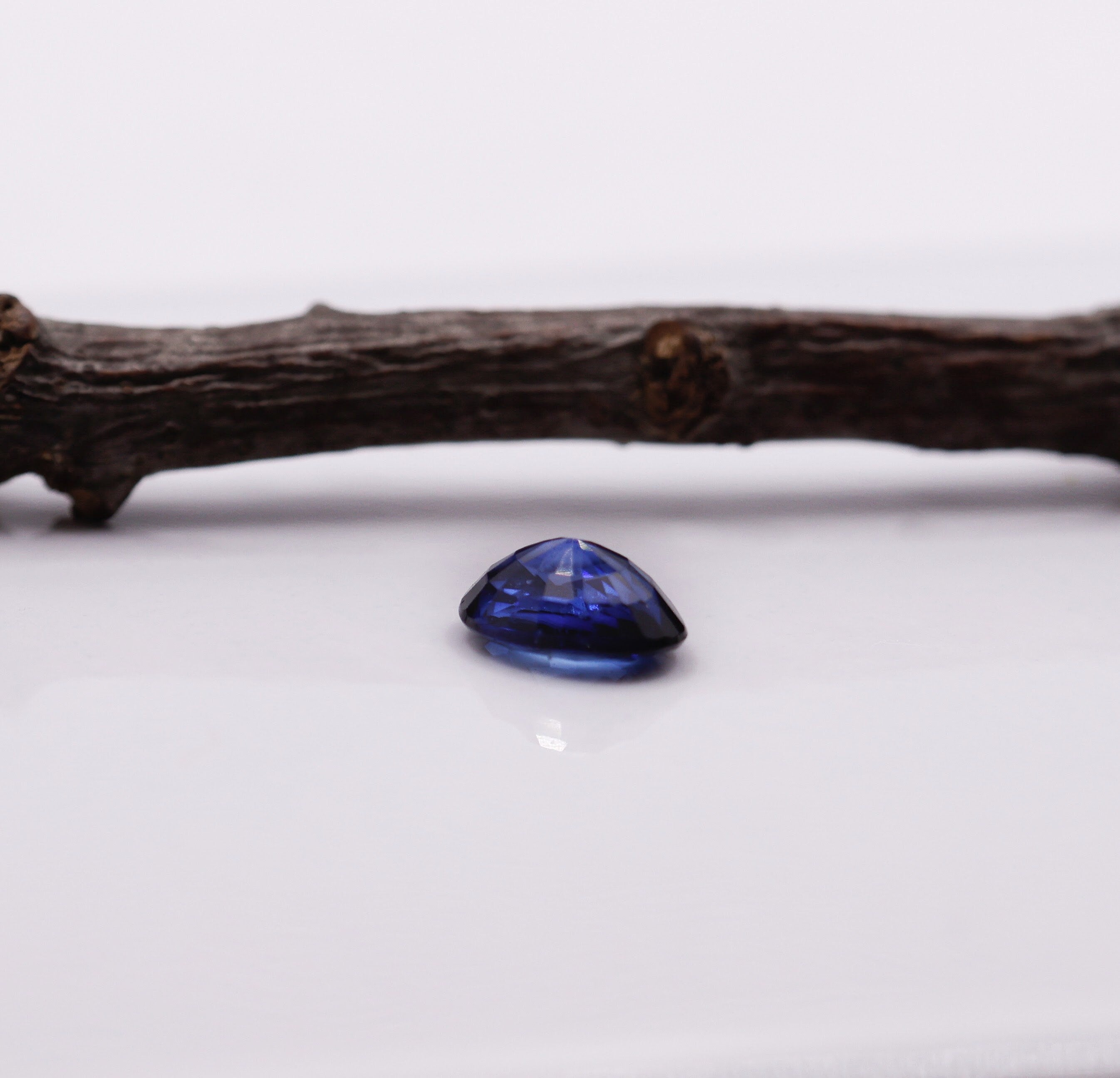 Gemstones-Blue Sapphire Loose Gemstones | Diffused | Oval 8x6mm | September Birthstone | Jewelry Center Stone Setting | Pairs - NNJGemstones