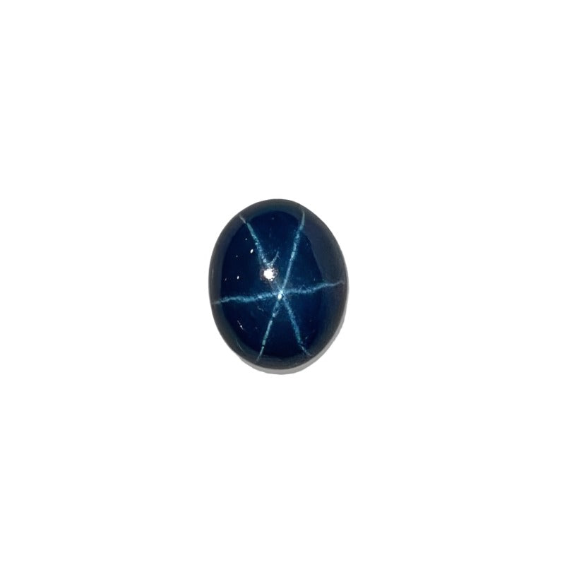 Gemstones-Midnight Blue Star Sapphire || Diffused || Oval 9x7mm 10x8mm || Loose Gemstone || September Birthstone || Jewelry Stone Setting || - NNJGemstones