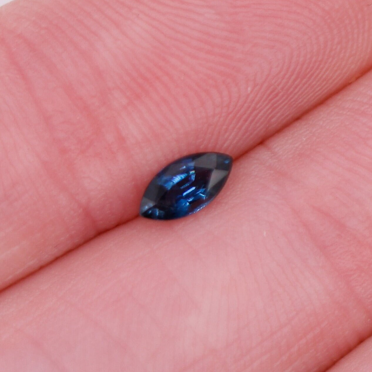 Gemstones-Blue Sapphire Loose Gemstones || Heated Gemstone || Marquise 6x3mm || September Birthstone || Blue Gemstone || Pairs || - NNJGemstones