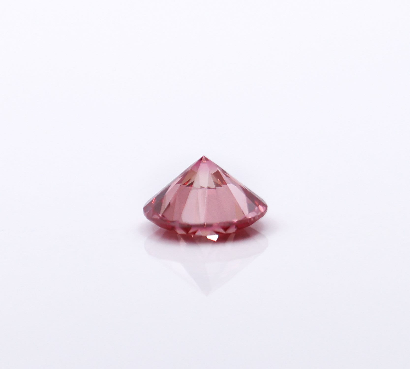 GIA Certified Fancy Brilliant Round Vivid Purplish Pink Diamond