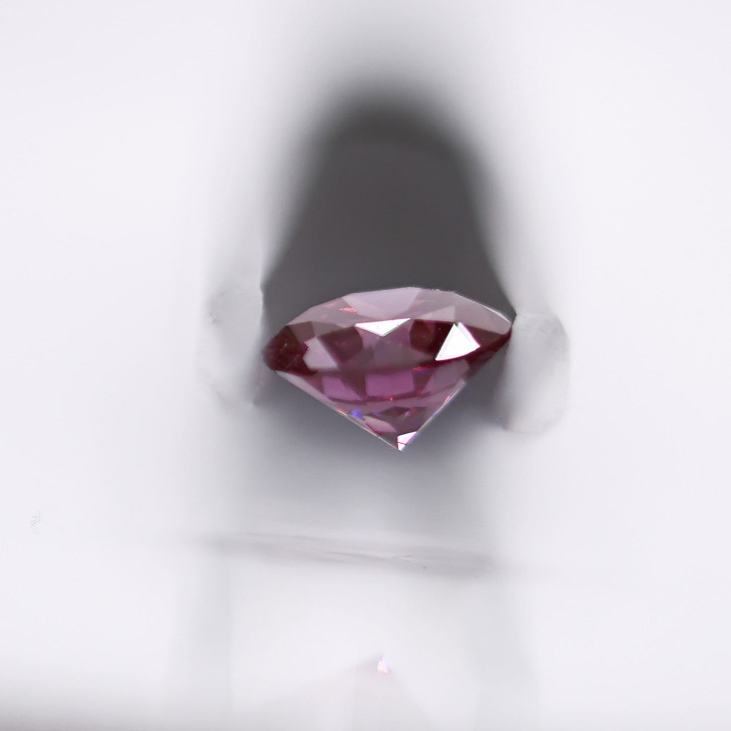Gemstones-GIA Certified Purplish Pink Diamond | Treated Natural Earth Mined | 1 Carat | Brilliant Round 6.5mm | Loose Gemstone | Heirloom - NNJGemstones