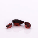Gemstones-Natural and Untreated Red Garnet Loose Gemstones | Pear 6x4mm 7x5mm 8x6mm | January Birthstone | Customizable | Single or Pair | - NNJGemstones