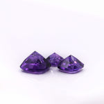 Gemstones-Purple Amethyst Loose Gemstones || Cushion Cut 6mm 8mm 9mm || Zambian Amethyst || February Birthstone || Single or Pair || - NNJGemstones