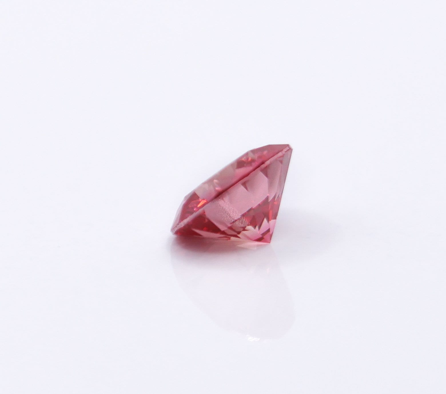 Gemstones-GIA Certified Fancy Vivid Purplish Pink Diamond | Treated Natural Earth Mined | 1 Carat | Brilliant Round 6.5mm | Loose Gemstone | Heirloom - NNJGemstones